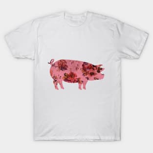 Pig and Roses Animal Farm T-Shirt